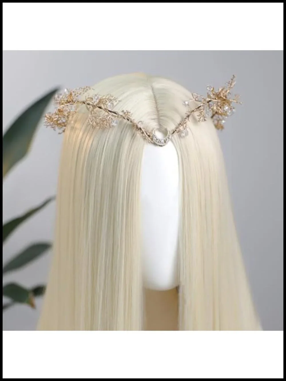 Woodland Flower Elf Crown Floral Moon Headpiece Forest Fairy Costume